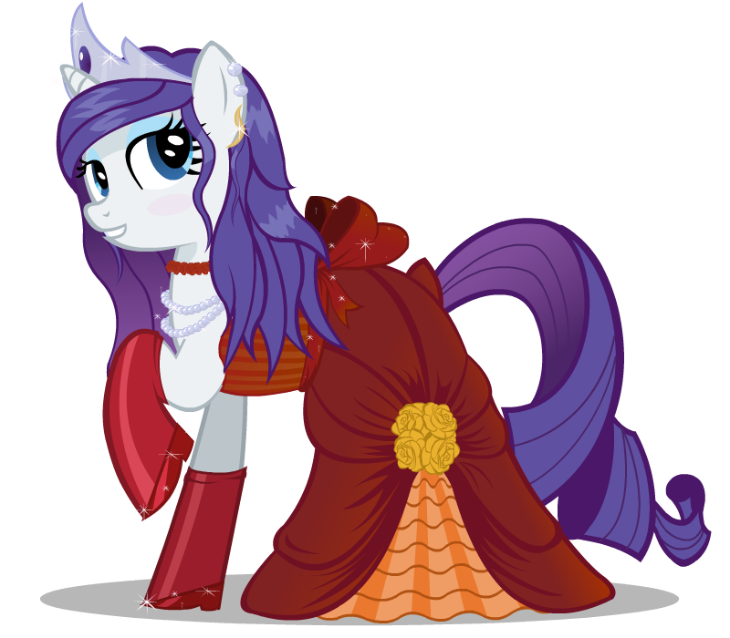 Cold Rarity Mlp Rarity's Dress by Blueaugen on DeviantArt