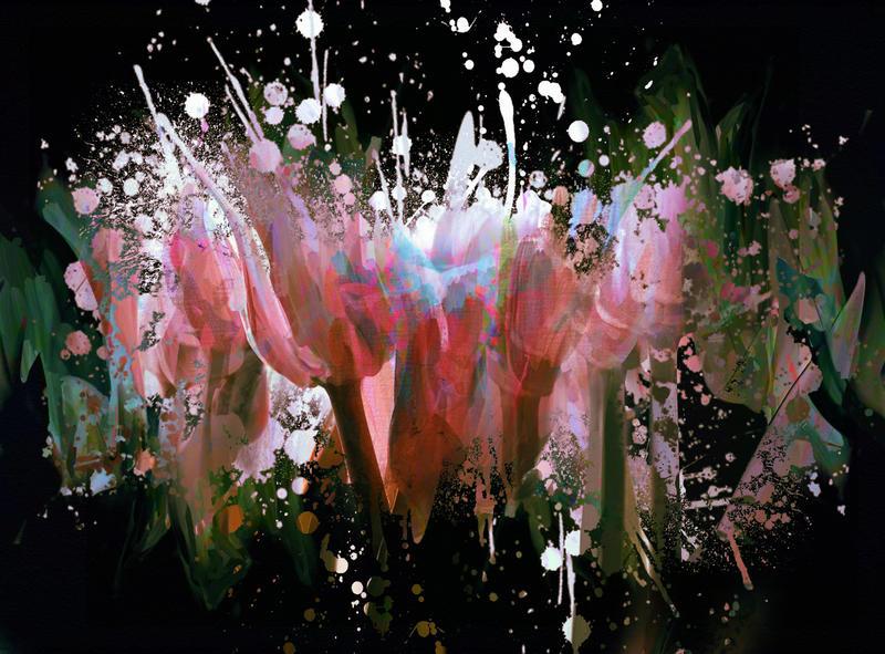 Exploding flowers II by DigitalHyperGFX on DeviantArt