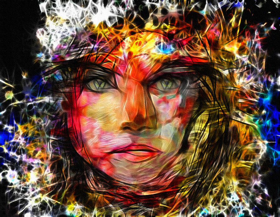 Digital paint. Angry woman Art. Angry woman Painting. Painter Angry logi.