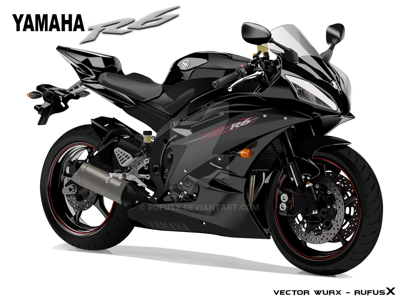 Yamaha R6 Dramatic Yamaha-R6 by RufusX on DeviantArt