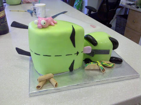 Sculpted GIR Cake