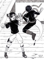 Sasuke vs. Rock Lee HQ