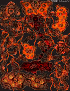 Dungeon of the fallen Titan [65x85] (dungeon map)