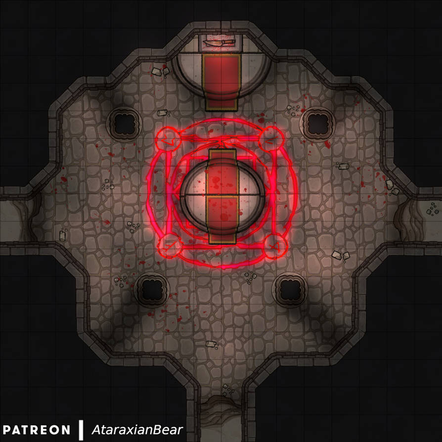 A room for dark rituals by AtaraxianBear on DeviantArt