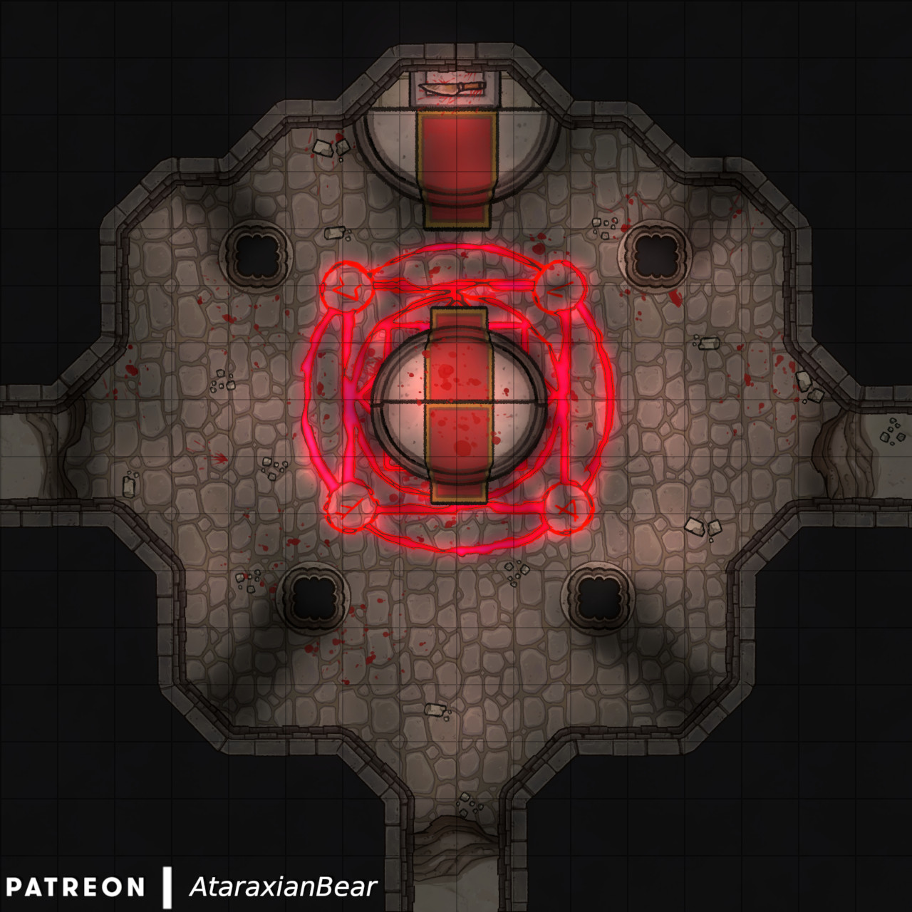 A room for dark rituals by AtaraxianBear on DeviantArt