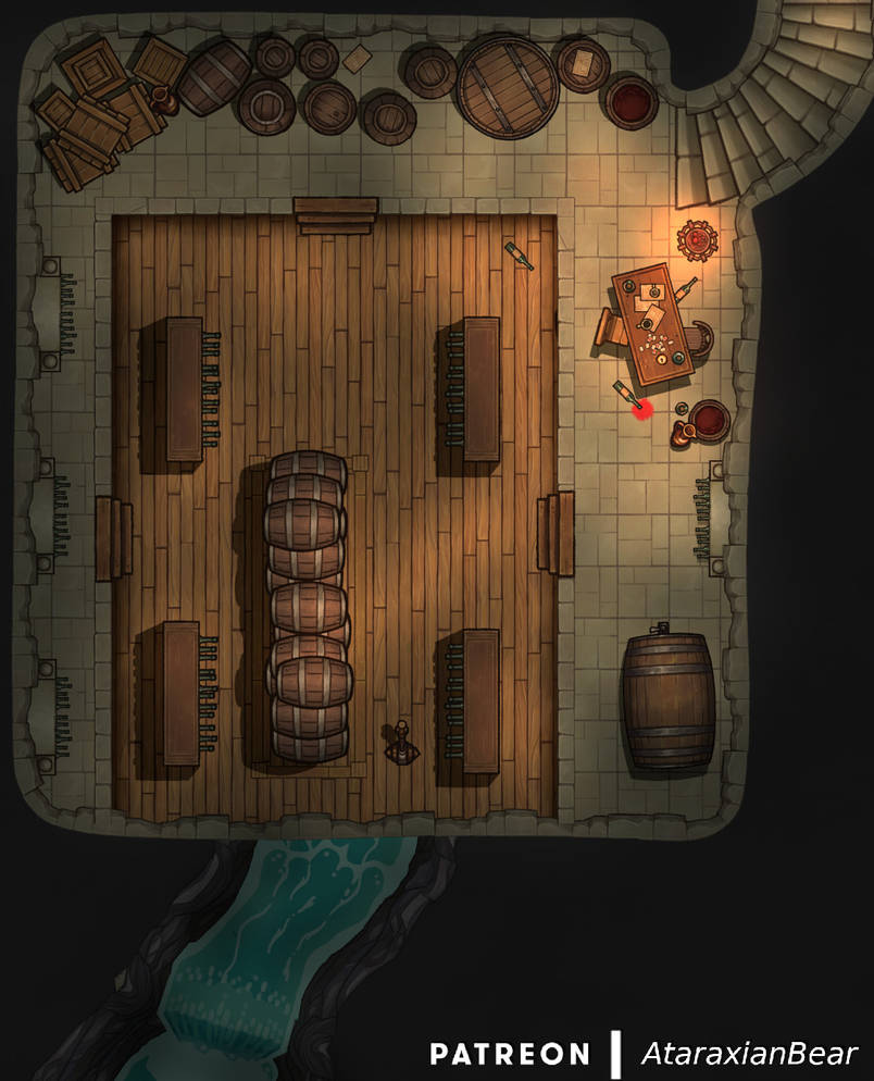 Thranduil's wine cellar by AtaraxianBear on DeviantArt