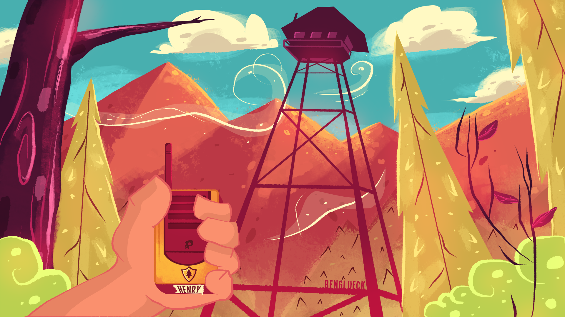 Firewatch Concept Art