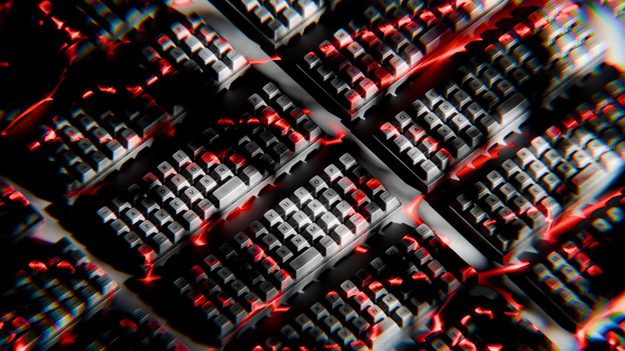 Keyboard Deviantart Keyboard Product Visualization by DeerDesignerR on DeviantArt