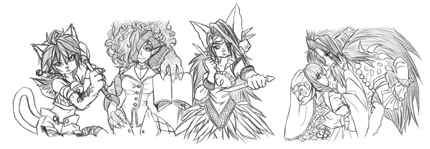 Legend of Mana Charas