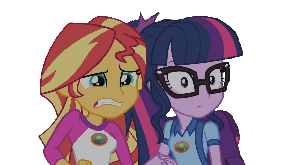 Sci Twi and Sunset Shimmer png by Coenisawesome on DeviantArt