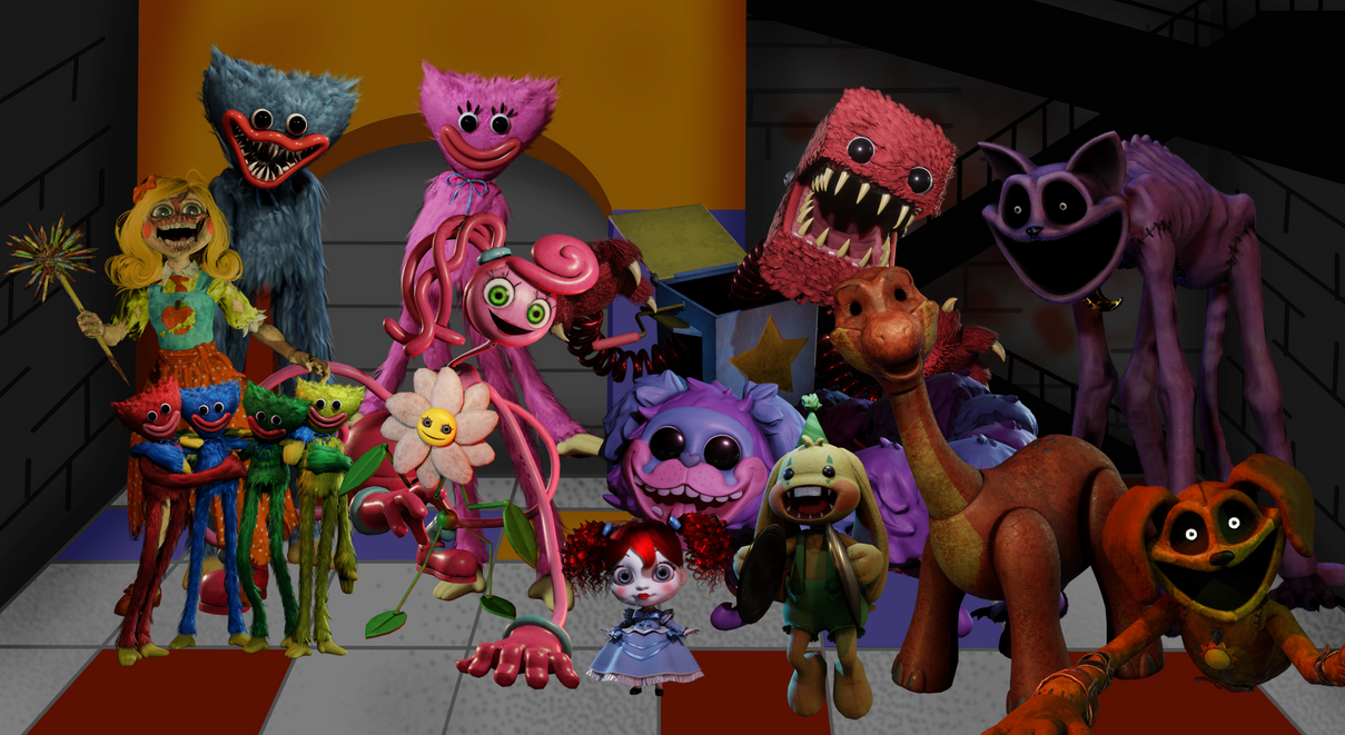 Papi Playtime All Monsters in Poppy Playtime Seen So Far by Coenisawesome on DeviantArt