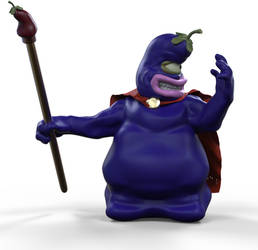 Eggplant Wizard from Captain N: The Game Master