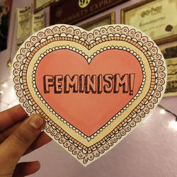 Feminism Heart Mandala