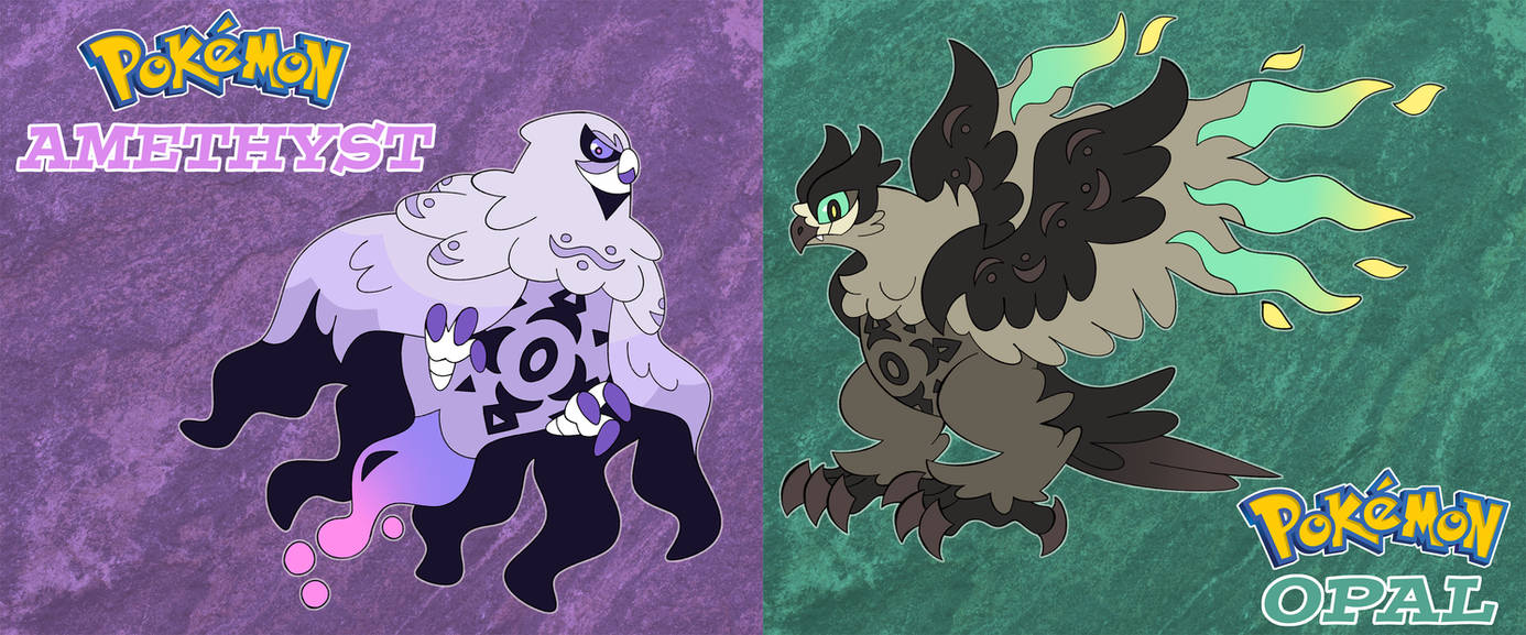 Pokemon Amethyst and Opal by BillSpooks on DeviantArt