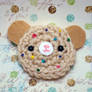 Amigurumi rainbow cookie bear