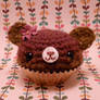 Chocolate waves cupcake bear