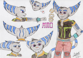 Mao the Lombax (Ratchet and Clank OC)