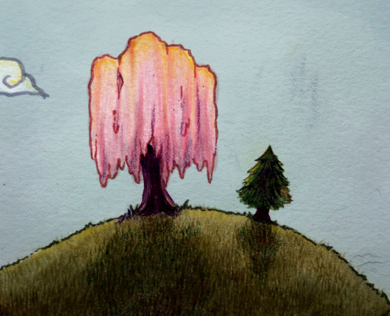 Pink Tree by BRIllustrations on DeviantArt