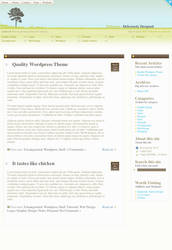 Delicious wordpress design