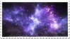Space Stamp (Blue and Purple)