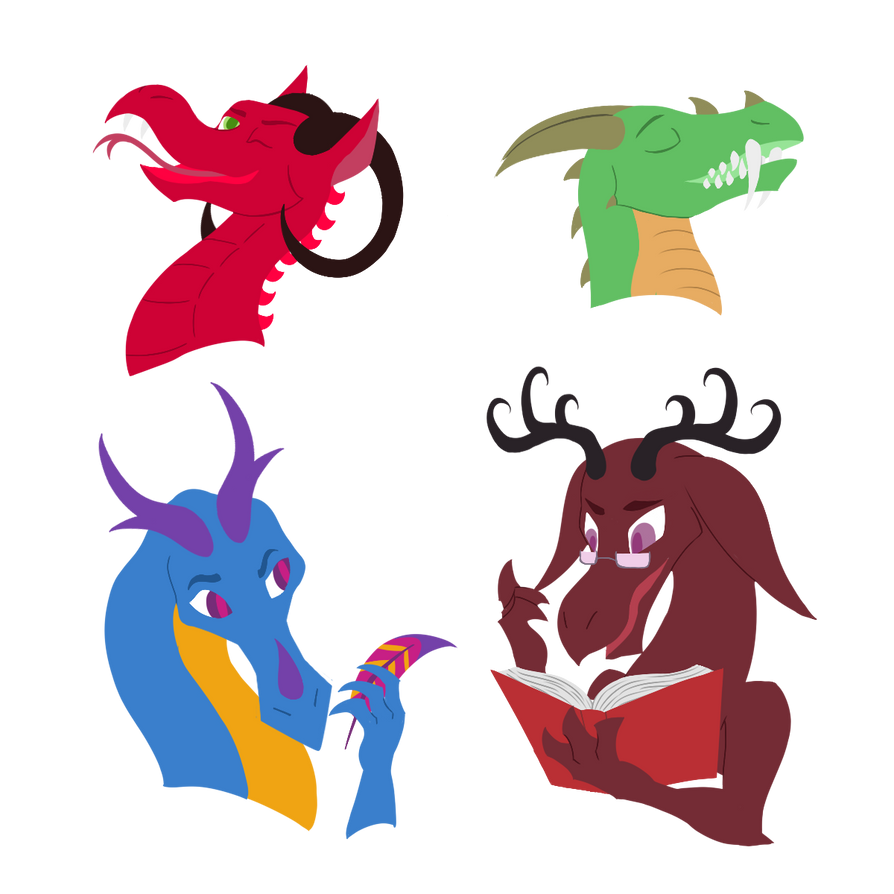 Lineless Dragons