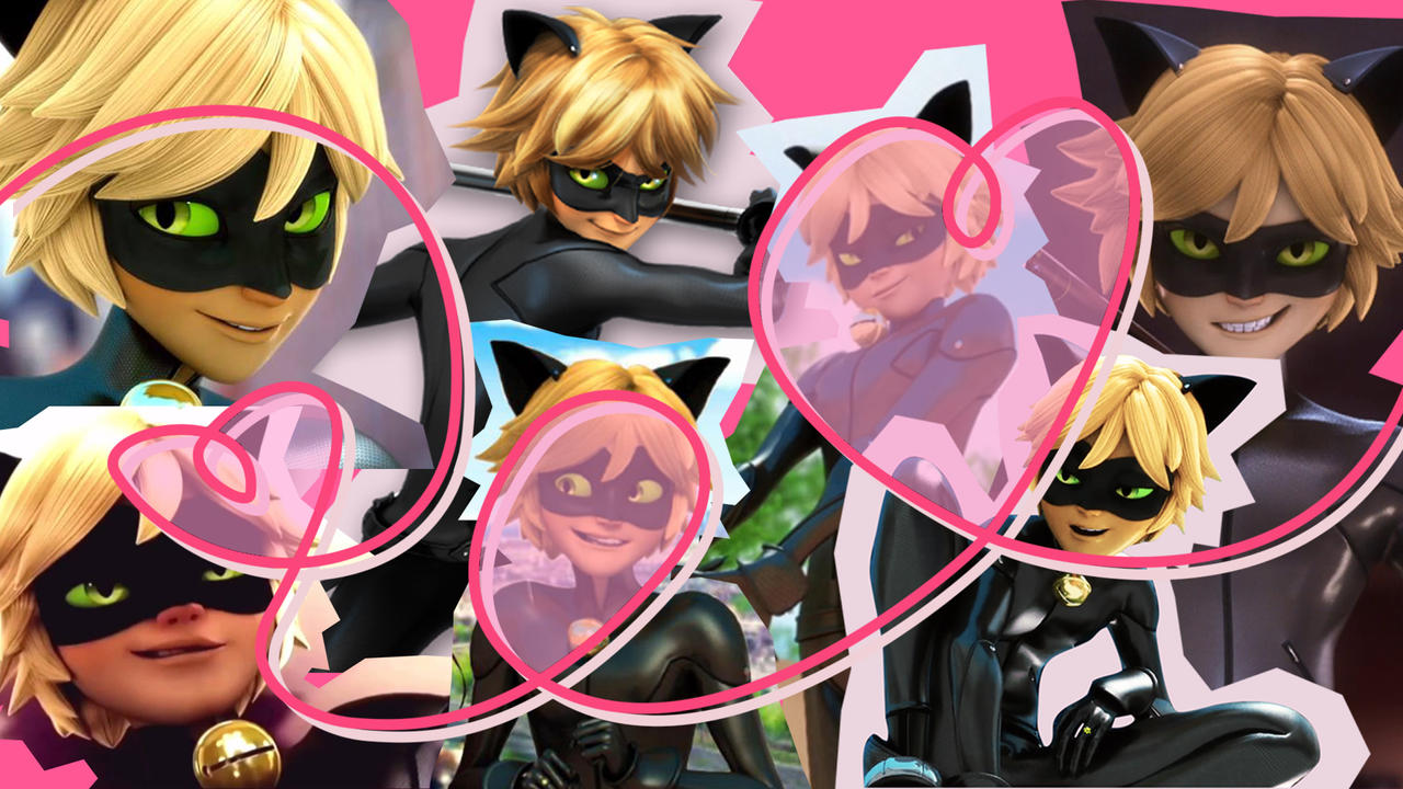 Chat Noir Wallpaper by mltrashdump on DeviantArt