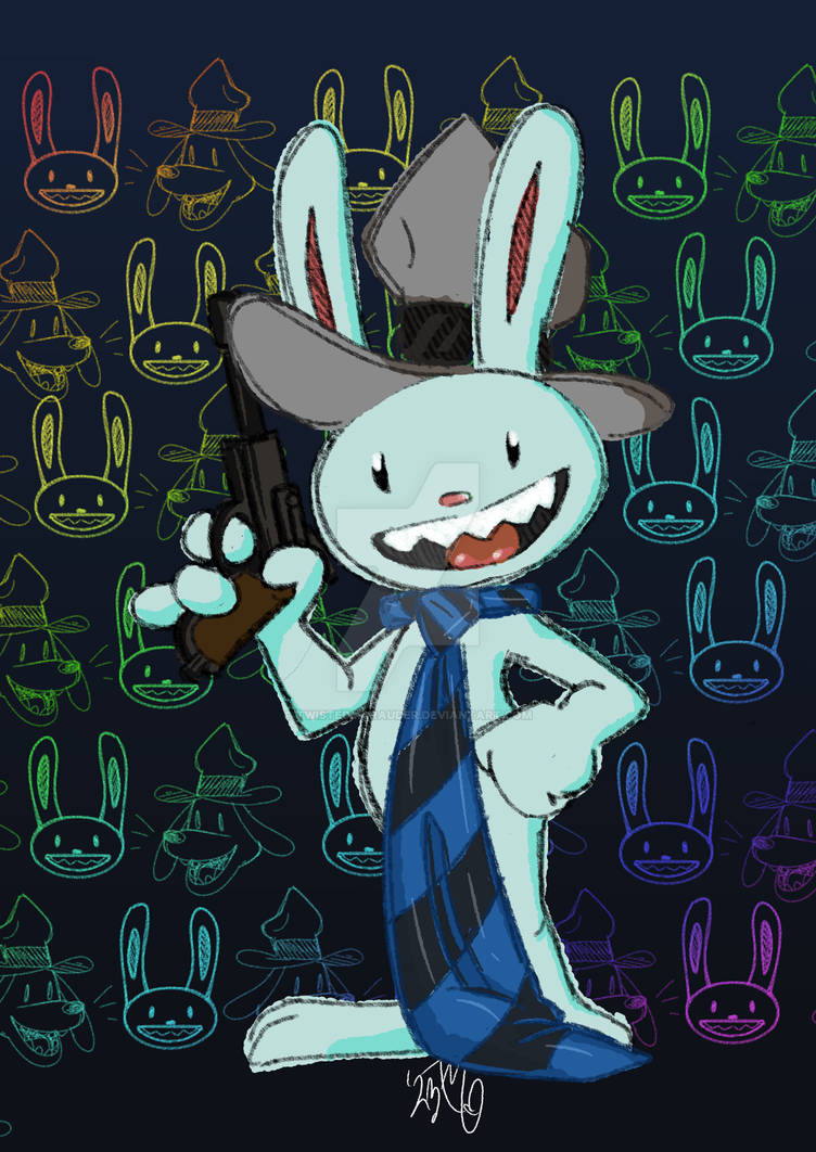 Sam and Max Doodle (Original Max) by twistedMarauder on DeviantArt