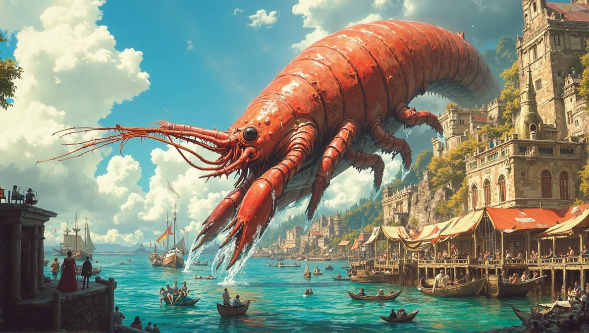 Monster Prawn #prawn (Daily Challenge) by MrGr1n on DeviantArt