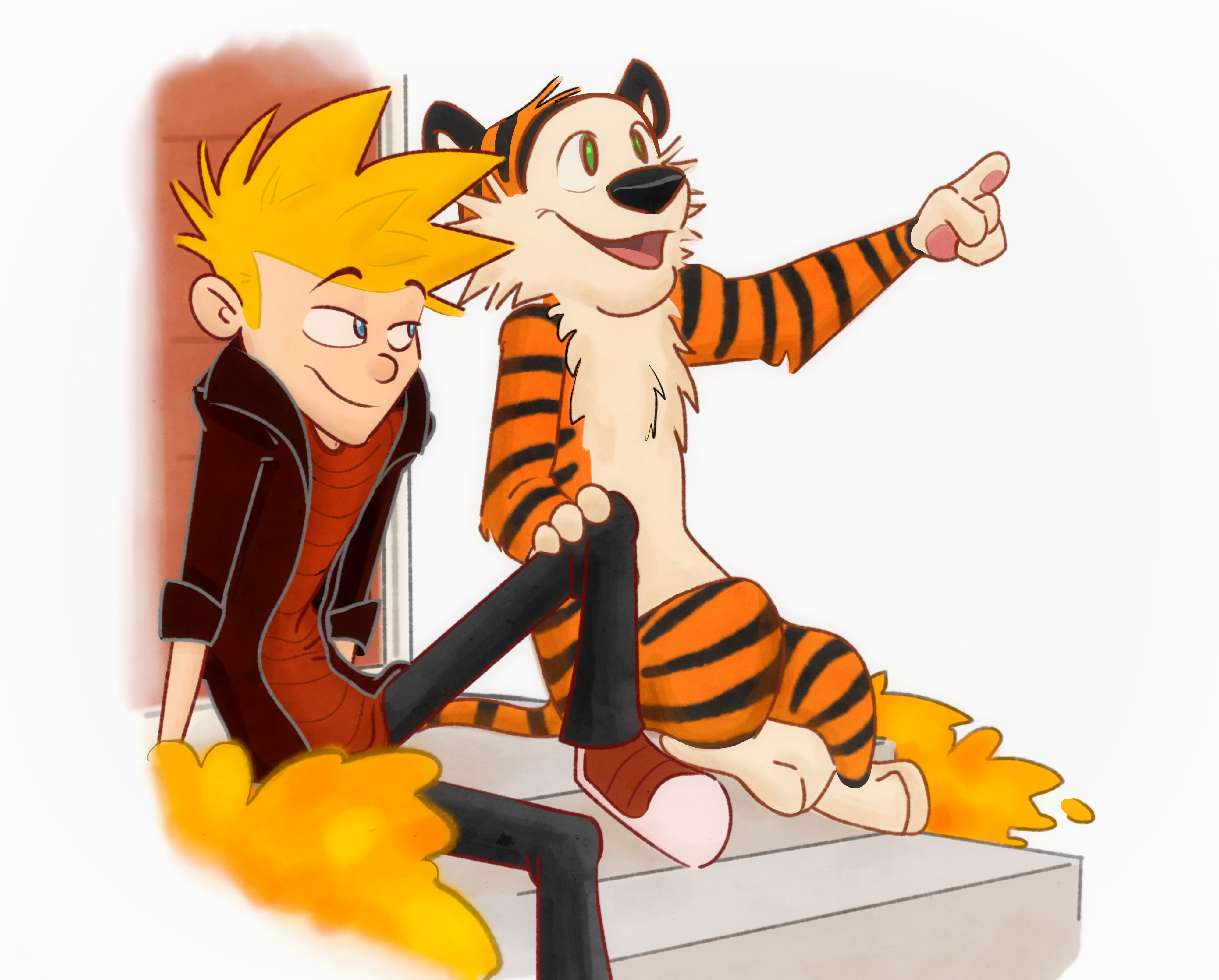 Calvin and Hobbes by Doverstar on DeviantArt Calvin and Hobbes by Doverstar on DeviantArt