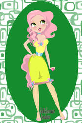 human Fluttershy 2 Pin up maker deluxe