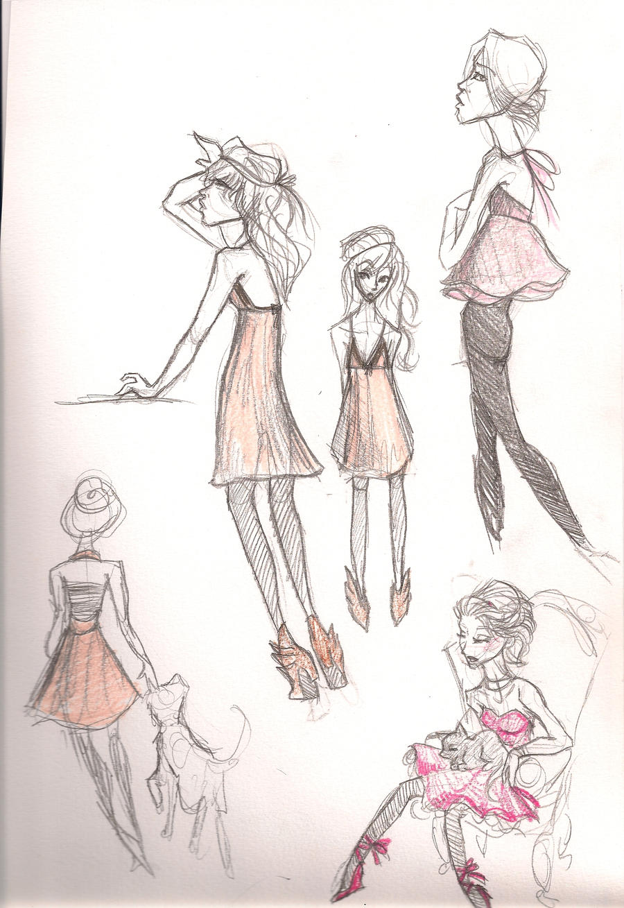 pale pink dresses