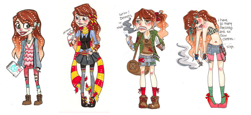 Artist Block Doodles by mox-ie Artist Block Doodles by mox-ie