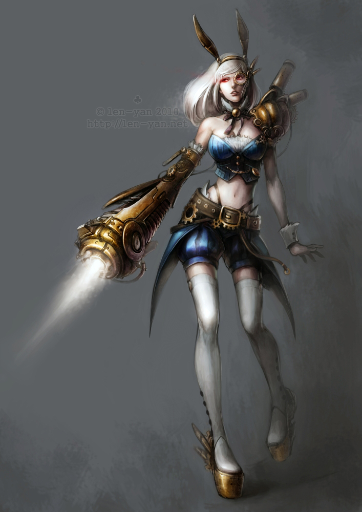 blanche the white rabbit