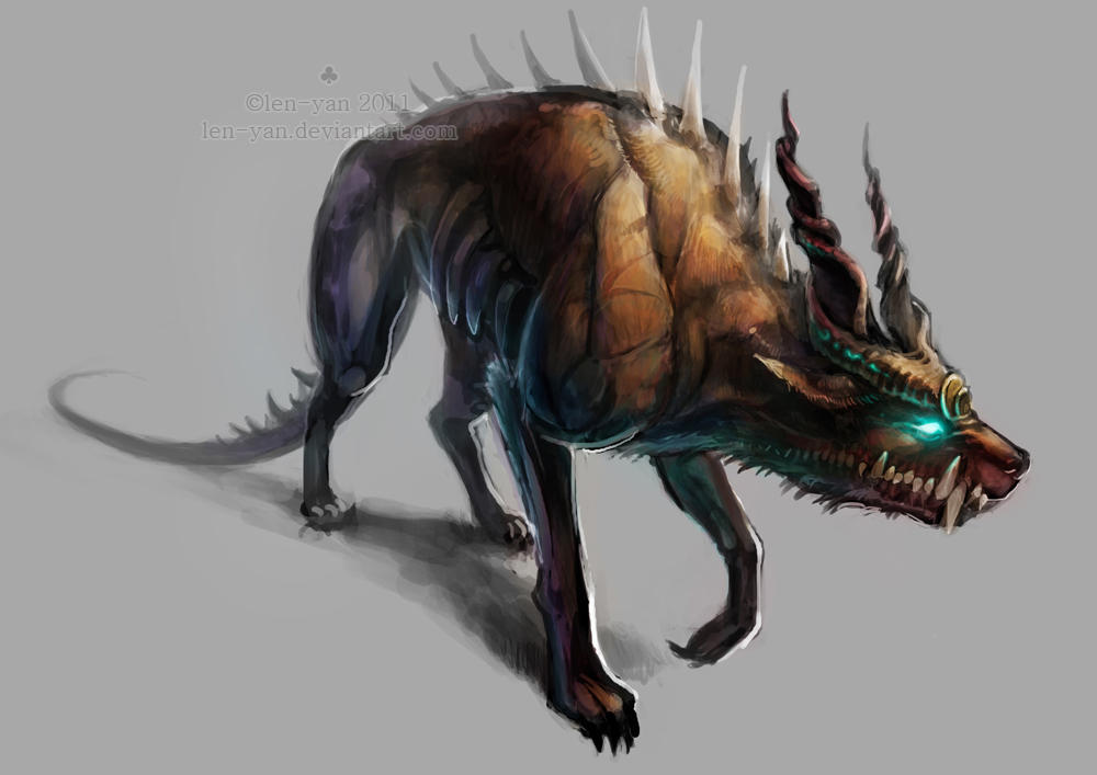 rune hound by len-yan on DeviantArt