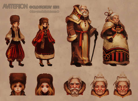 AVITERION: carnyang city NPCs