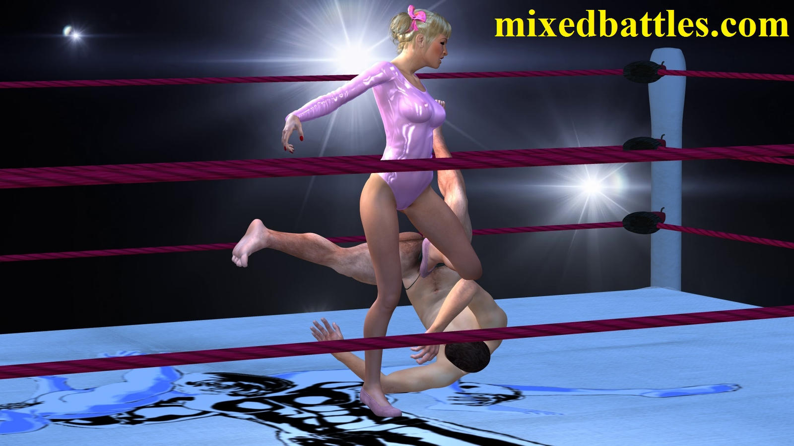 It contents weekly updating FullHD 3D art galleries: mixed wrestling, catfi...