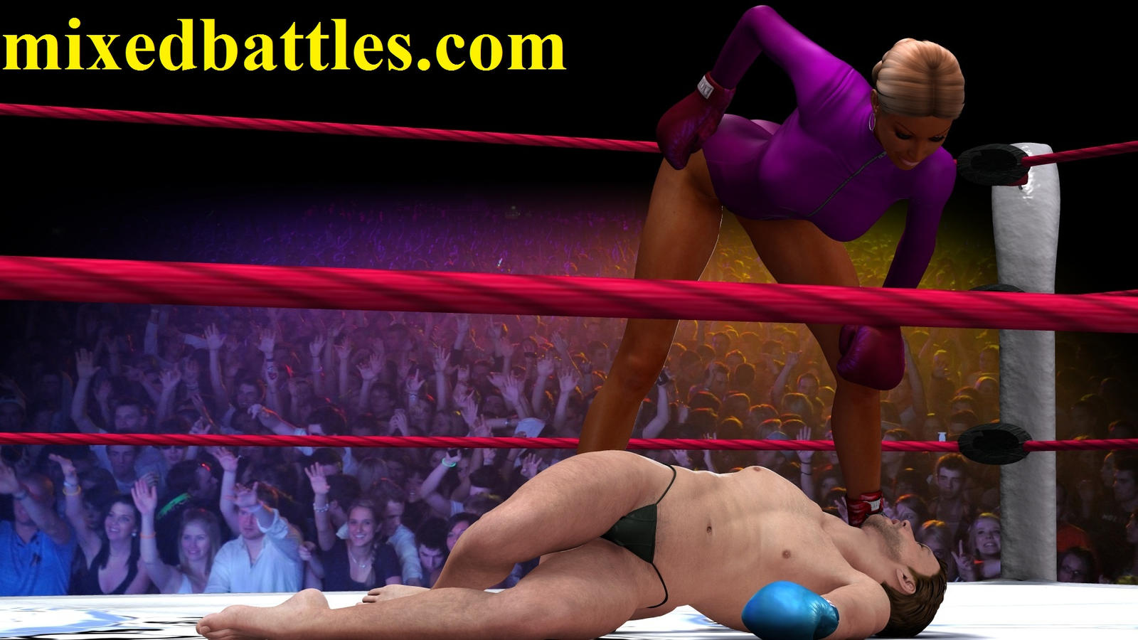 It contents weekly updating FullHD 3D art galleries: mixed wrestling, catfi...