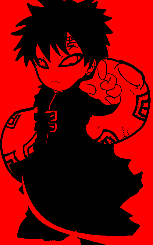 Gaara Stencil 03