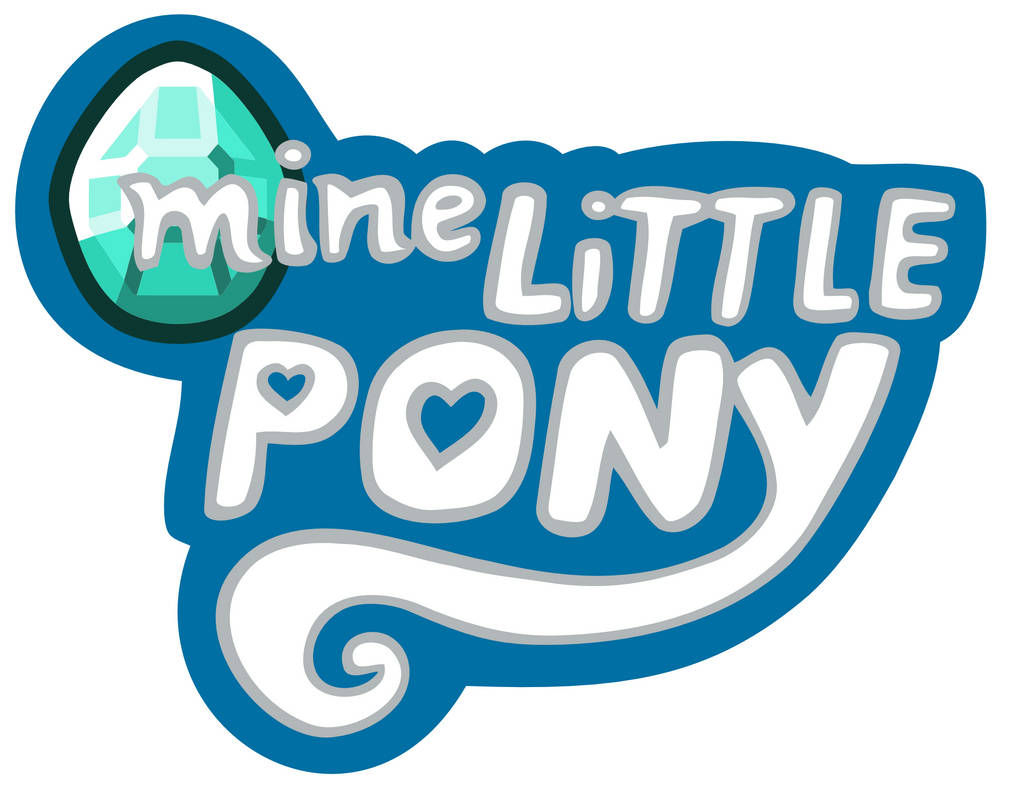 Mine Little Pony logo by VerdanaRepublic
