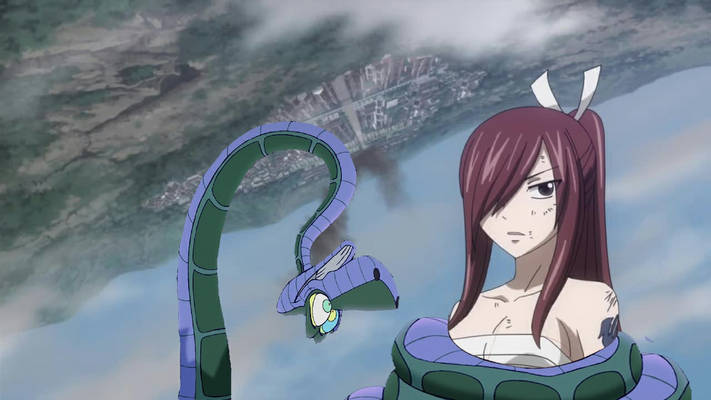 Kaa And Erza Scarlet