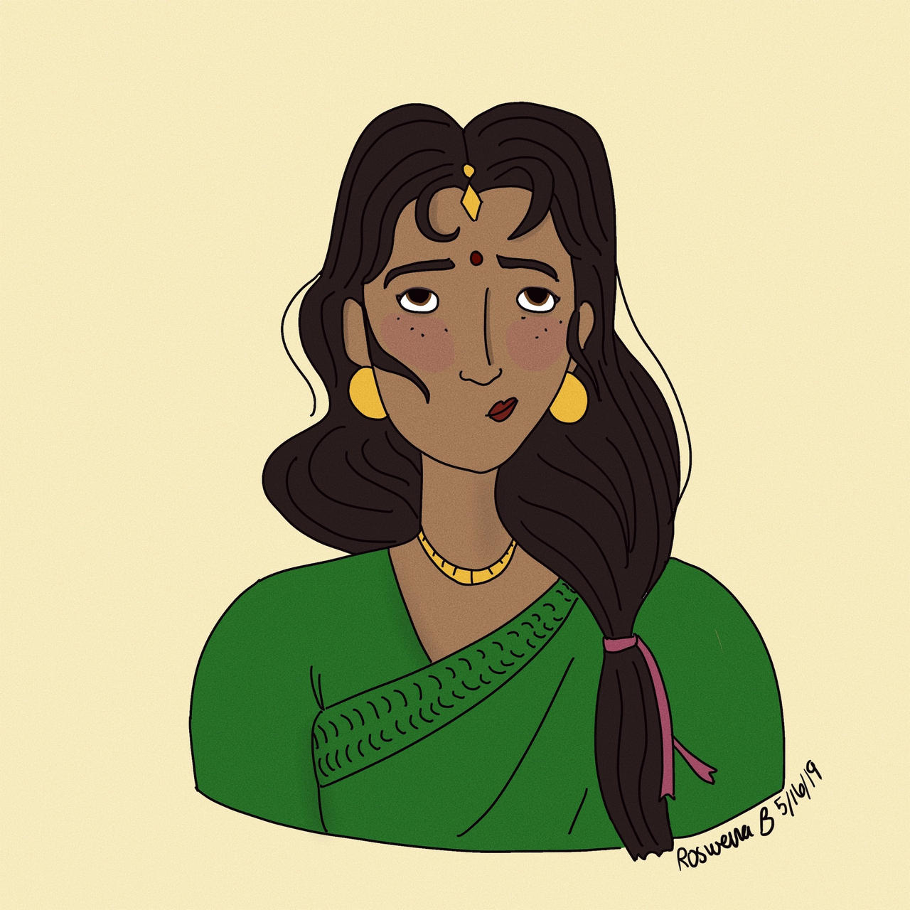 Indian Girl by swenabrenna on DeviantArt