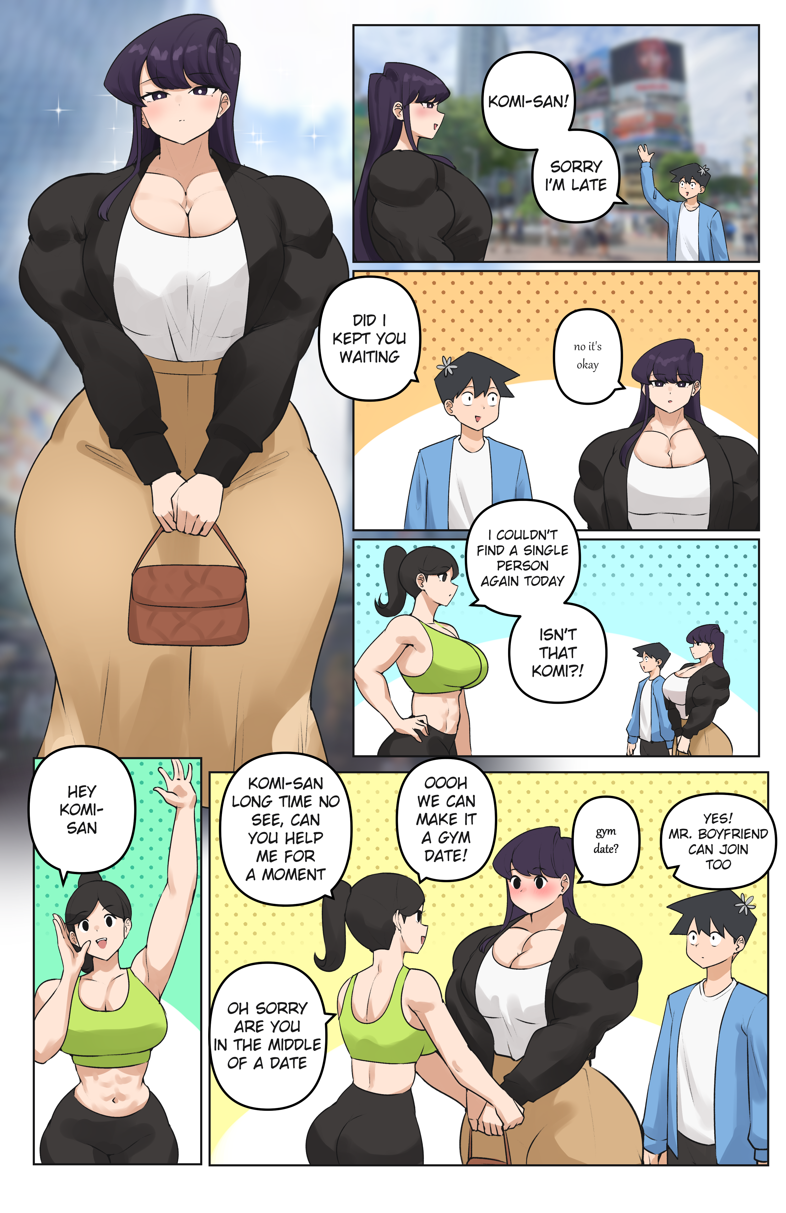 Comki Body Komi Muscle Bonus Comic Part 1 by Musctonk by HotBunsForBreakfast on ...