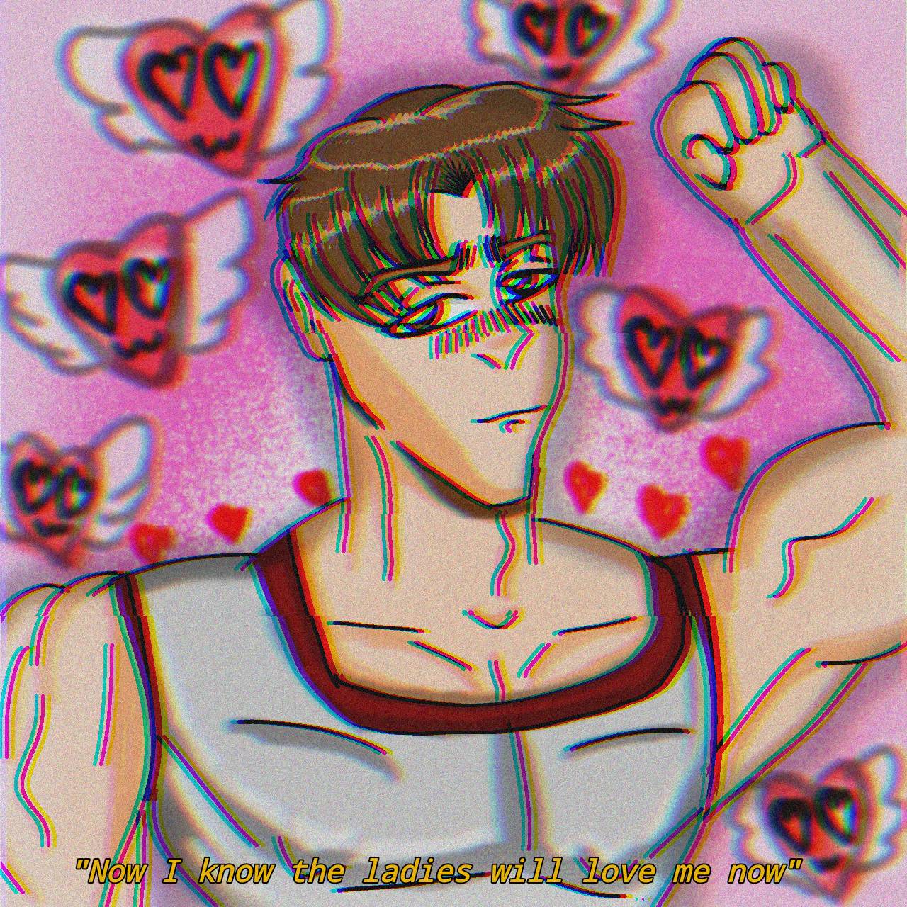 Retro Anime buff man. by LittleShark2004 on DeviantArt