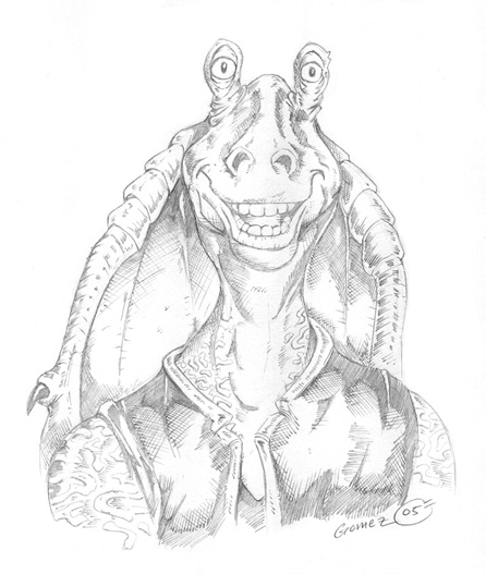 Jar Jar Binks Coloring Pages Coloring Pages Kids