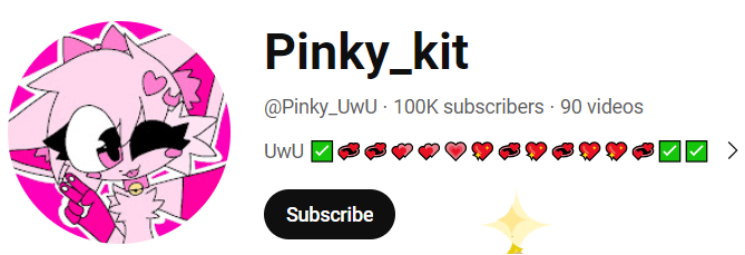 Pink Kit Rust PINKY KIT HAD 100K SUB by Auruh on DeviantArt