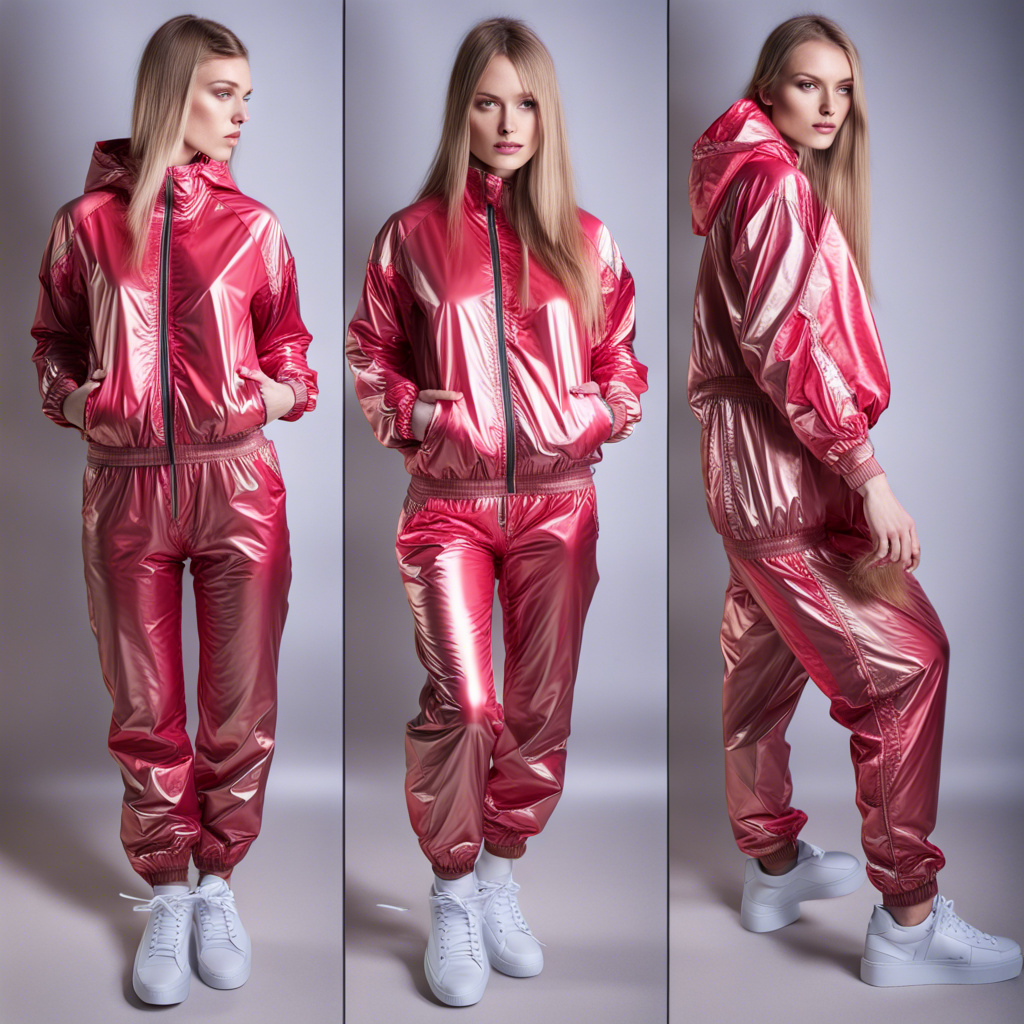 Hyper Shell Suits Pattern Shiny Nylon Shellsuit Three Colors Stone Washed by Shellsuitfetish on ...