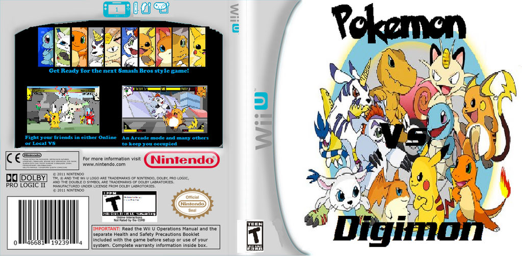 Pokemon Vs Digimon CbTw: Xbox 360 Boxart by SyntheticShark on DeviantArt
