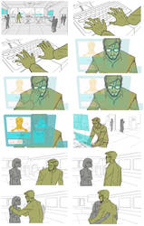 Storyboard sequence by Lemwell