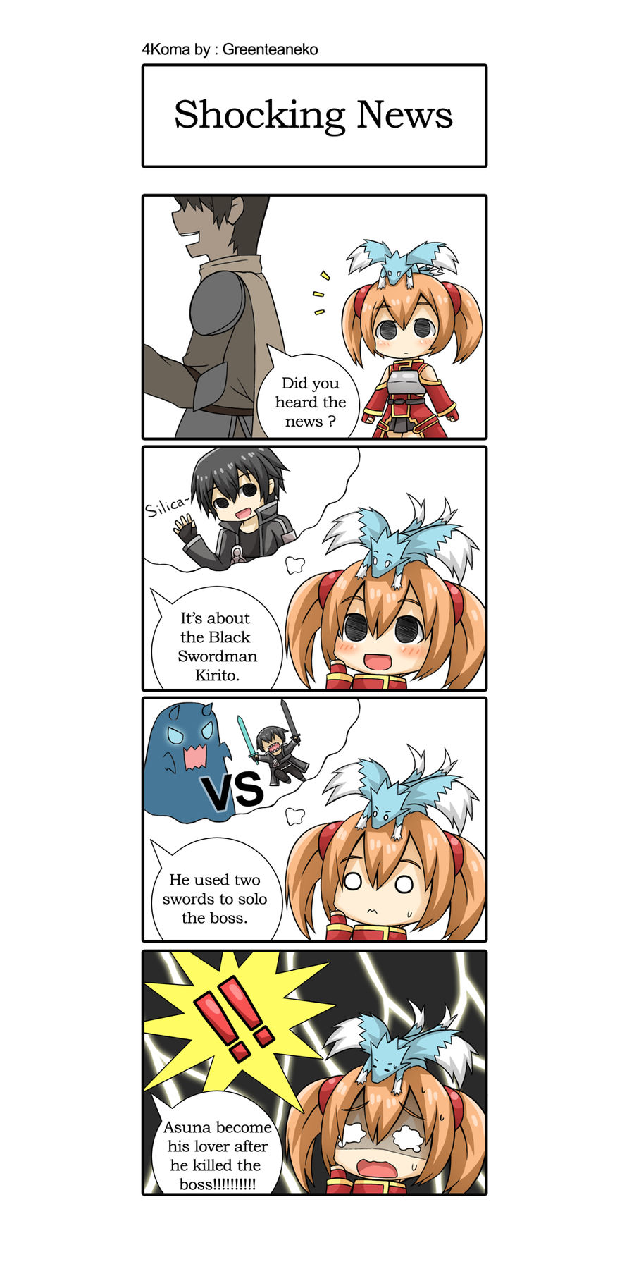 SAO 4koma - Shocking news