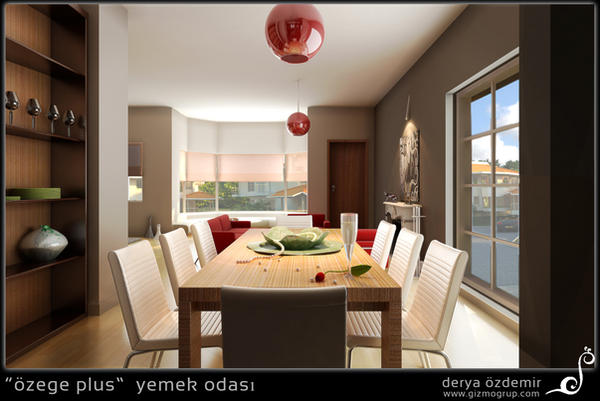 dining room by derya-turec on DeviantArt